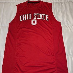 Ohio State Buckeyes Shirt Adult Large Red Black Jersey OSU Basketball Mens